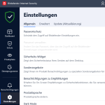 Bitdefender Einstellungen