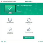 Kaspersky Benutzeroberfläche