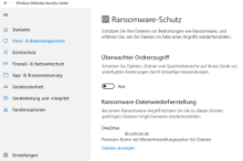 Ransomware Schutz